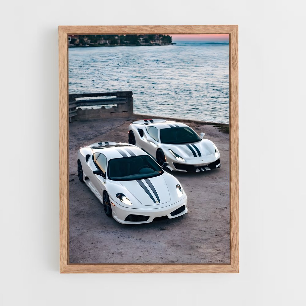 Poster Plage de Vitesse – affiche Ferrari (vue 4)